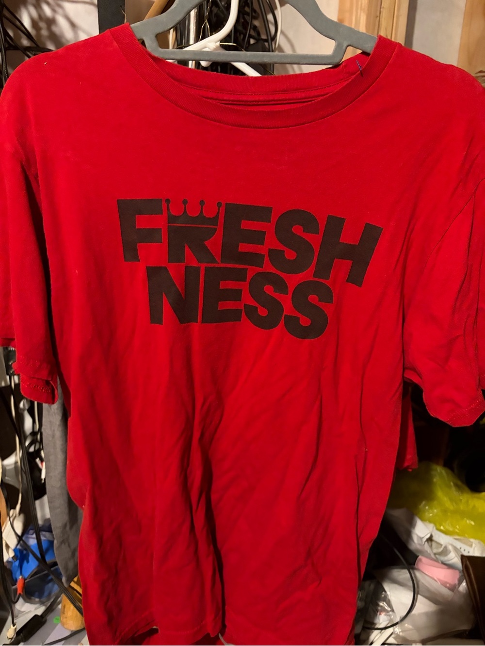 Adidas athletic brand king james freshness basketball t shirt size large